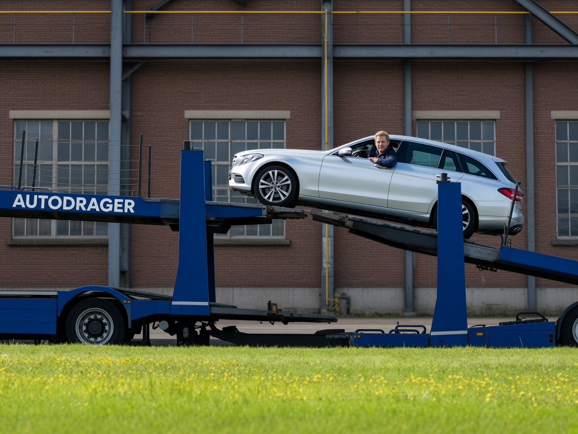 autotransport door Autodrager